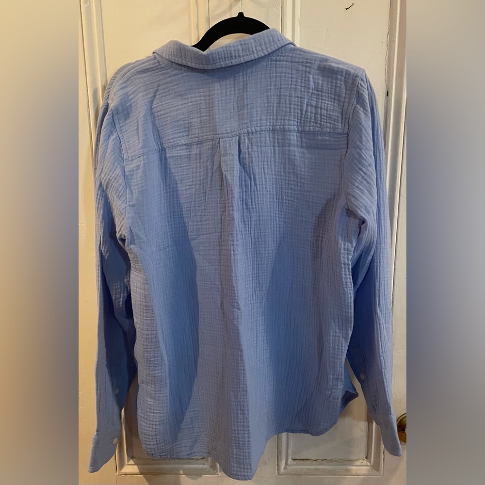 J Crew Double-gauze button-up shirt 100% Cotton | women’s medium - Picture 6 of 7